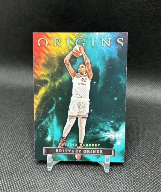 2023 WNBA Origins Brittney Griner /35 TEAL PARALLEL SSP Thick Stock No. 44 📈📈