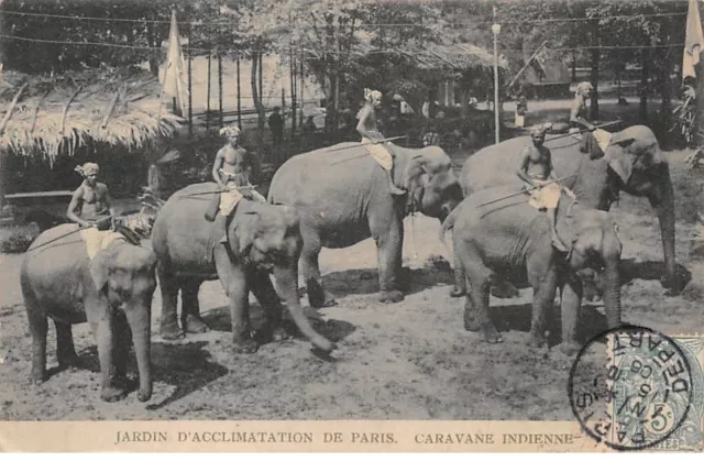75 - PARIS - SAN33503 - Jardin d'Acclimatation de Paris - Caravane Indienne