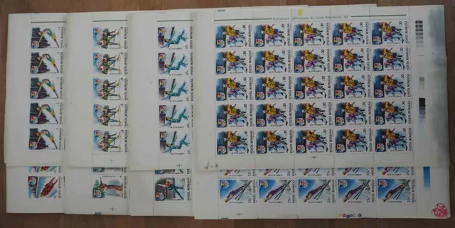 1992 Rumänien; 200 Serien Winterspiele, postfrisch/MNH, MiNr. 4761/68, ME 840,-