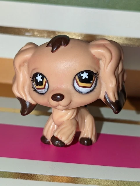 AUTHENTIC LITTLEST PETSHOP 575 Dog Spaniel Cocker / Chien Epagneul LPS Pet Shop EUR 17,99 - FR