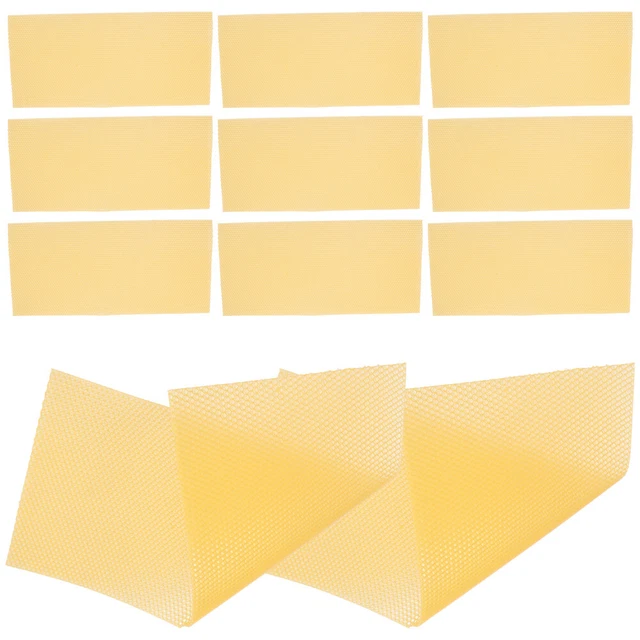 30 piezas marco de cera nivel de abeja muebles cera de abejas base hojas accesorios para colmenas