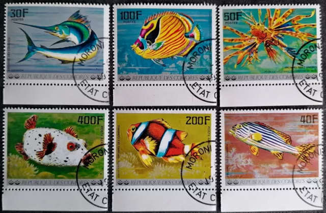 Comoras  1977 -  Peces  .