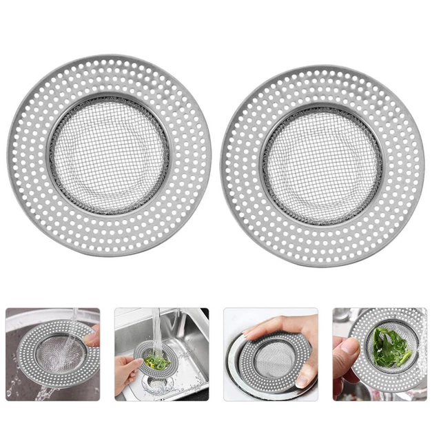 2 piezas tapón de drenaje de baño ducha drenaje trampa para el cabello baño drenaje atrapador de cabello