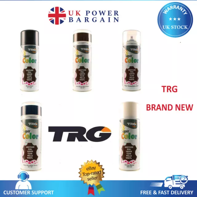 TRG Leather Vinyl Dye Spray Shoe Boot Car Seat Handbags Leather Coat Dye 400ML