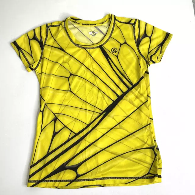 Inknburn Short Sleeve shirt Size m Yellow Bee Tech Womens Black #11