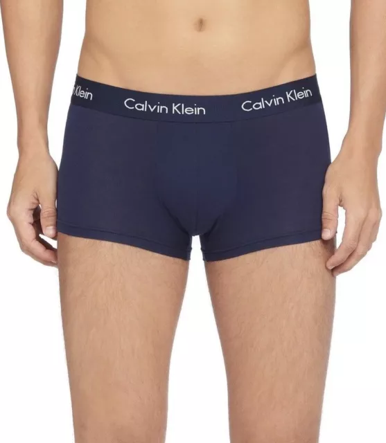 NEW Calvin Klein Body Micro Modal Trunks - U5554 - Blue Shadow - Small