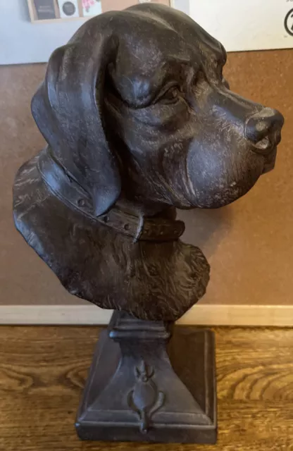 Labrador Retriever Dog Bust - Dog Head 12" Tall