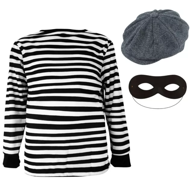 Childrens Kids Fancy Dress Costume World Book Day Girls Boys Thief Robber