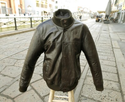 Doudoune En Cuir Laqué Et Nylon Luisaviaroma Homme Vêtements Manteaux & Vestes Vestes Vestes en cuir