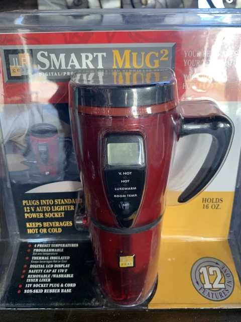 JLR Gear Smart Mug 2 12V Programmable Hot/Cold 16oz. Mug New & Sealed