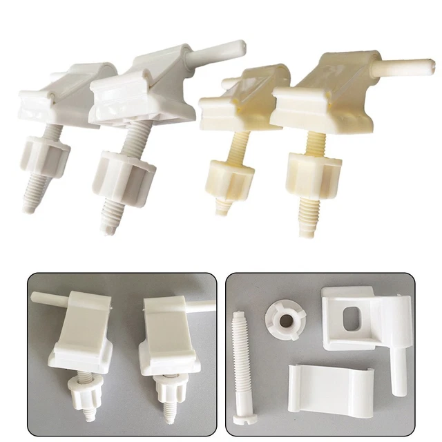 Cerniera sedile WC accessori bagno 1 set larghezza 4 cm kit di ricambio plastica