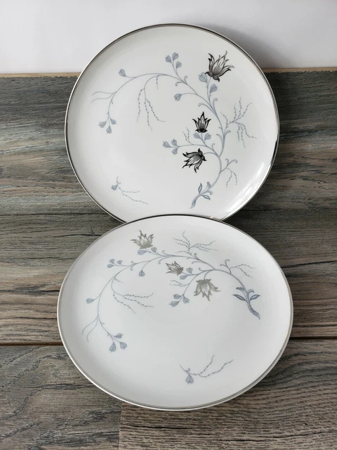 Eschenbach bavaria baronet china silver arbor Dessert Salad Plates