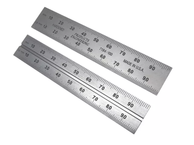 Replacement 100mm Blade for PEC Double and Combination Squares Metric Graduation