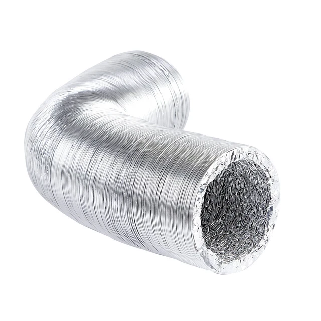 ALUMINIUM FOIL FLEXIBLE Ducting Hose Flex Duct Ventilation Hydroponic £ ...