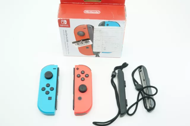 Nintendo Switch Joy-Con Neon Red/Blue Controllers *READ*