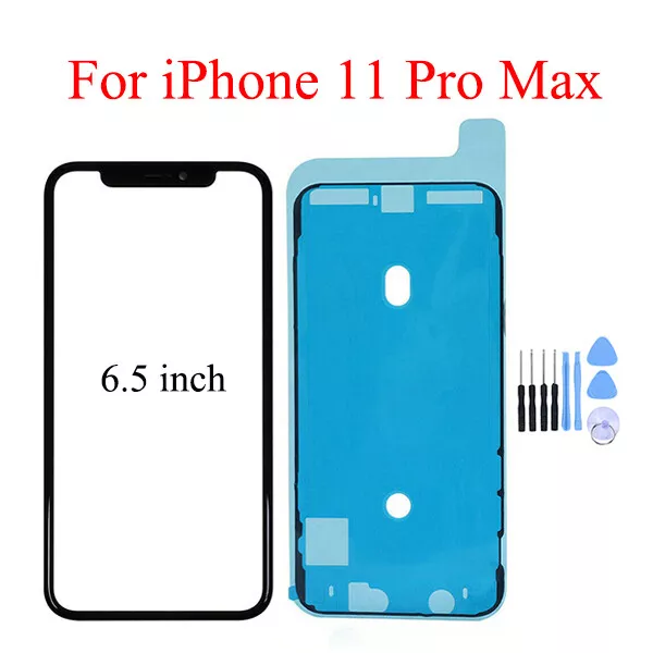 Front Outer Glass Screen Replacement For Apple iPhone 11 Pro Max & OCA Glue