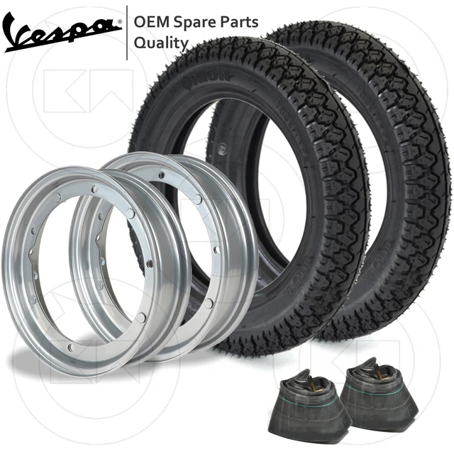 10 WHEEL RIM 4 LUG BOLT VESPA SMALL FRAME V9A1 50 90 100 (07148