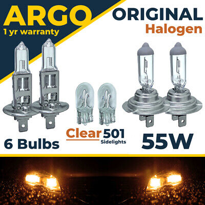 Argo H4 Halogène 55w Phare Voiture Haut Bas Principal Trempé Original 472 Ampoules 