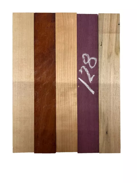5 Pack, Multispecies Thin stock lumbers-Board Blocks  21"x2"x3/4" #128