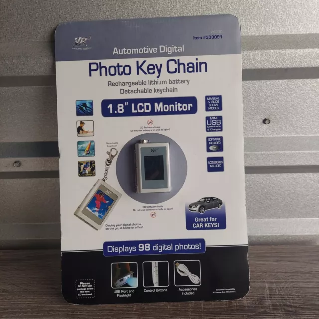 VR Automotive Digital Photo Key Chain with 1.8'' LCD Monitor VKC180 1.A4