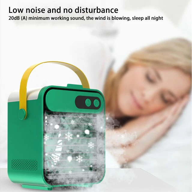 Desktop With  Bracket Makeup Mirror Small Fan USB Charging Portable Air Cooler