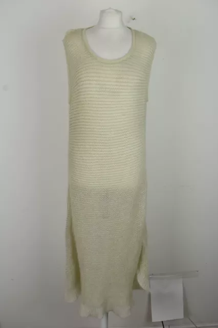 EMPORIO ARMANI Beige Dress size GB 30 Womens Mohair Wool Outdoors Outerwear