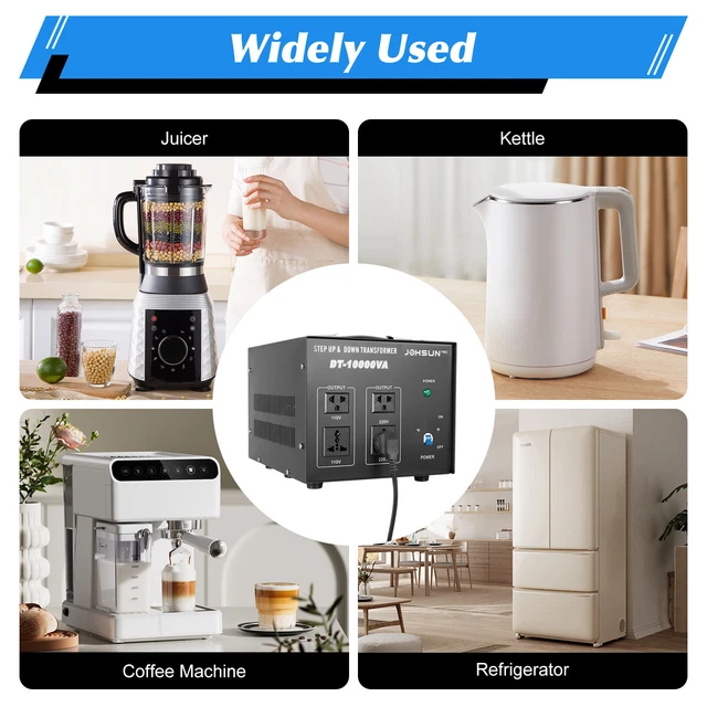 STEP UP/ DOWN Electrical Power Voltage Converter Transformer 8000W $315 ...