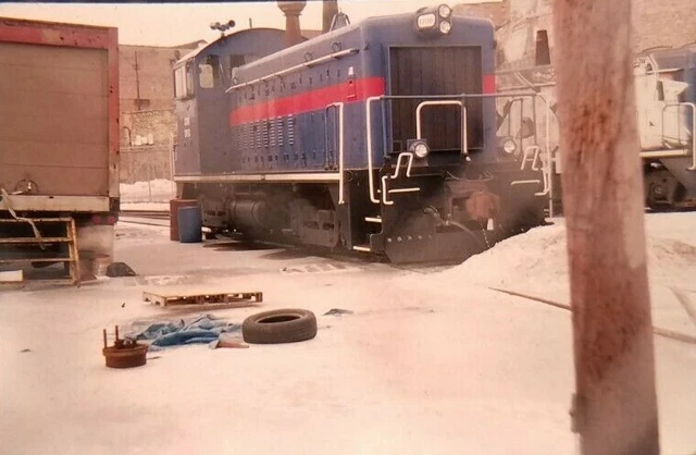 DJ17 Train Slide 1206 great work shot engine Locomotive switcher