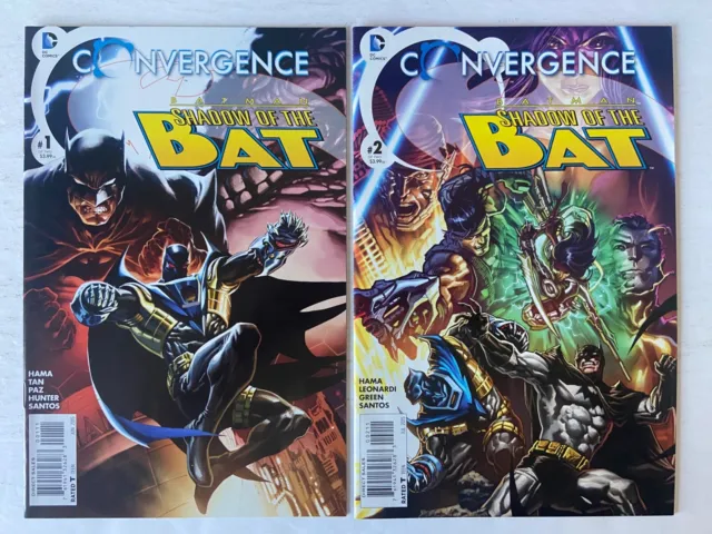 CONVERGENCE BATMAN SHADOW OF THE BAT 1-2 Hama Tan 2015 NM 1st prints COMPLETE