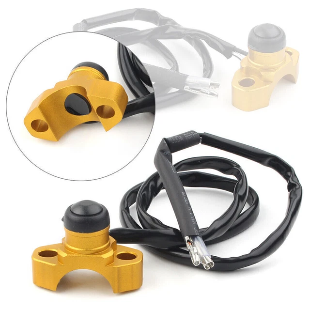 Universal CNC Engine Stop Start Kill Switch Button for Dirt Bike Quad ATV Motor