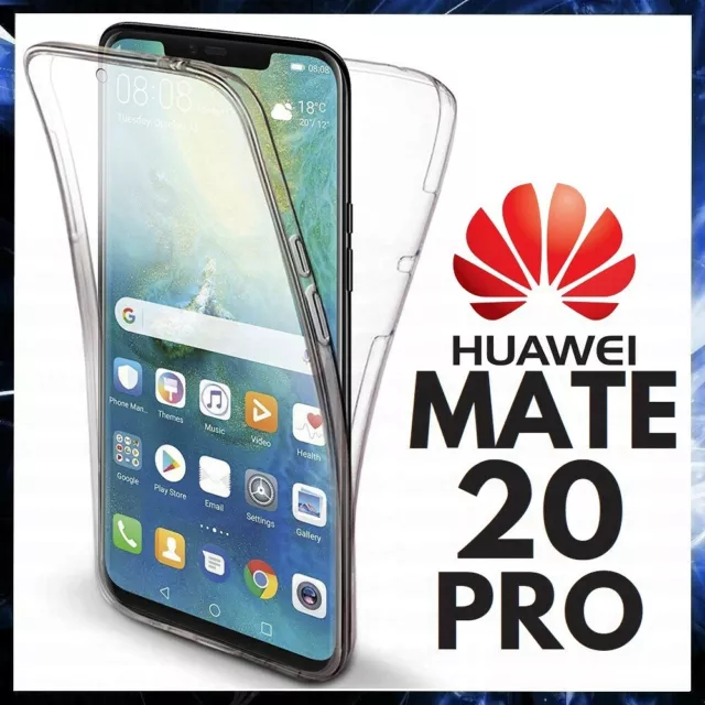 For HUAWEI MATE 20 PRO 360° CLEAR CASE FRONT AND BACK TPU SILICONE PHONE COVER