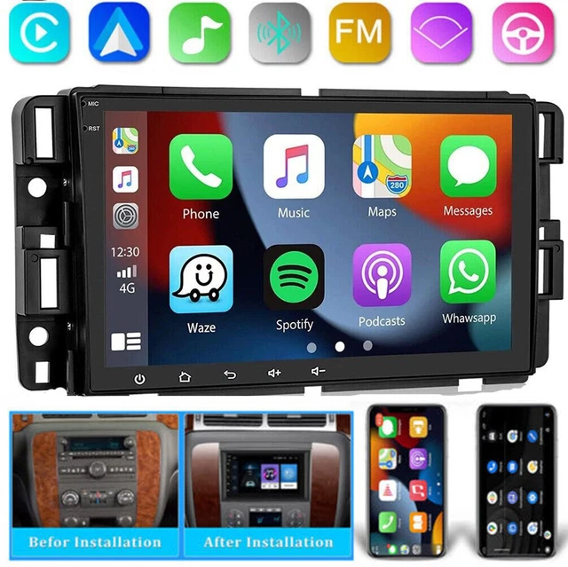 FOR CHEVROLET SILVERADO GMC Sierra CarPlay Android 11 Car Stereo Radio