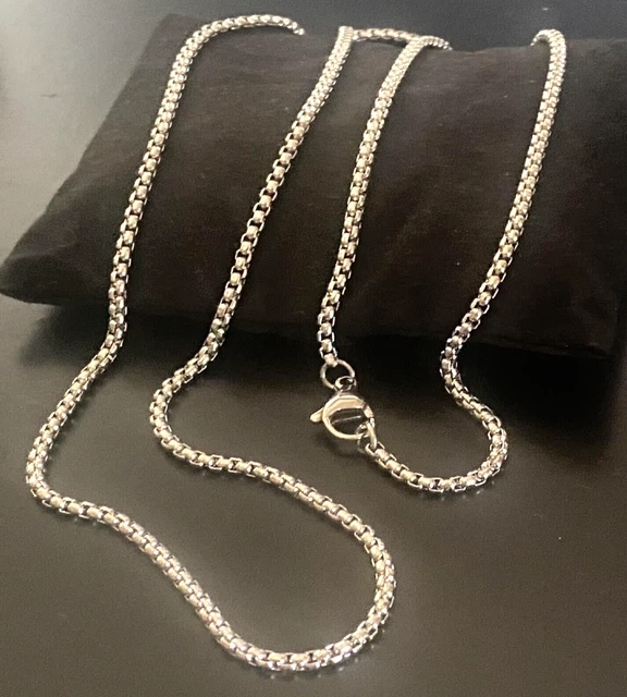 Catenina In Acciaio Inox Veneziana - Lunghezza 40-70 Cm, 2.5 Mm, Uomo/Donna - Foto 11