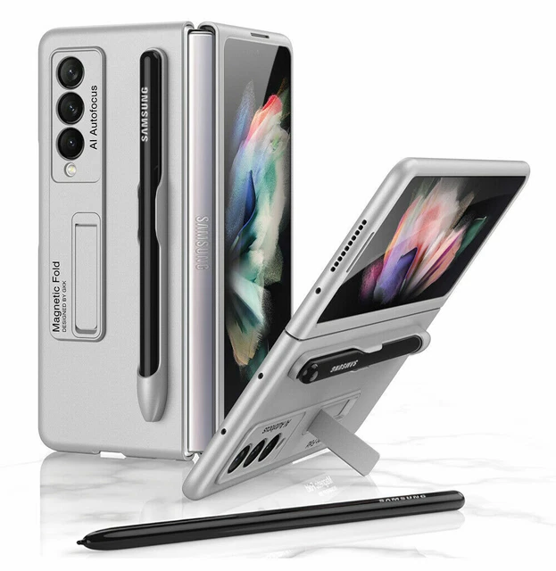 For Samsung Galaxy Z Fold 3 5G With S pen Holder Stand  Phone Hard Case Cover UK