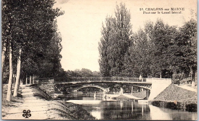 51 CHALONS SUR MARNE Carte postale ancienne [REF 50489]