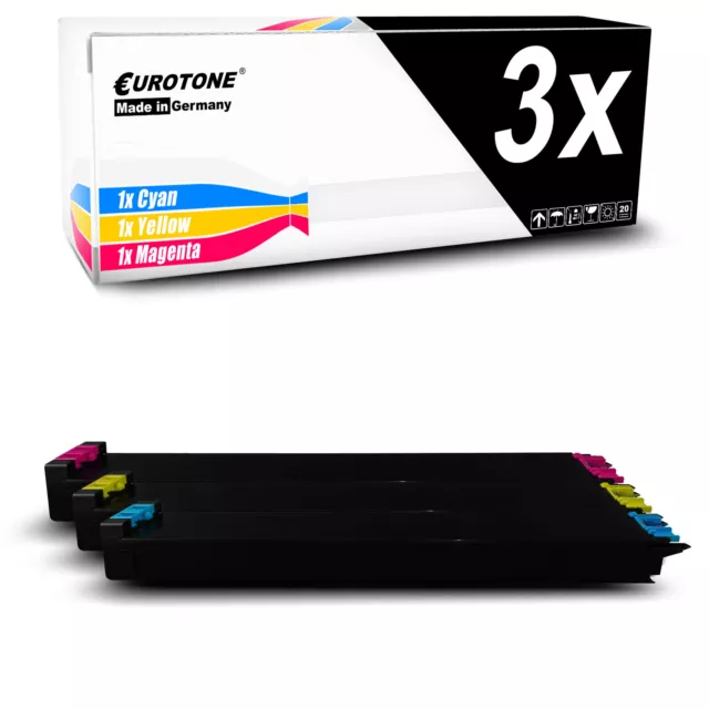 3x Toner für Sharp MX-5100-N MX-3100-N MX-2301-N MX-4101-N MX-2600-N MX-5000-N