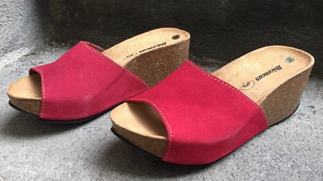 Sandales Ibicensas En Cuir Rouge - Taille 38 EU - Neuves Avec Boîte