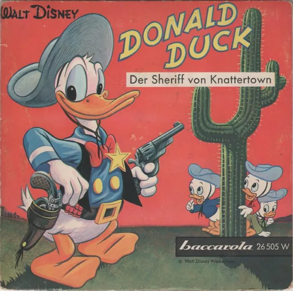 Various - Donald Duck, Der Sheriff Von Knattertown (7") (Very Good Plus (VG+)) -