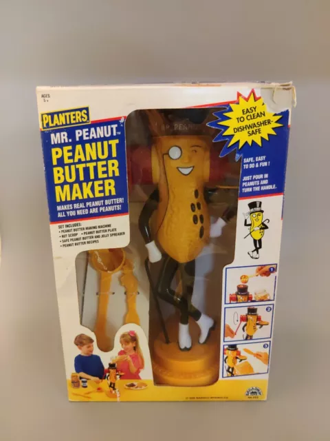 Vintage 1996 Nabisco No. 222 Planters Mr. Peanut Peanut Butter Maker In Box