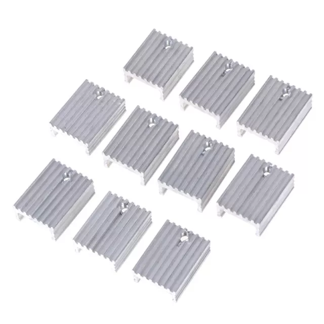 10pcs Aluminium Heat Sink Transistor Radiator for TO220 Triode 20*15*10MM .*HV