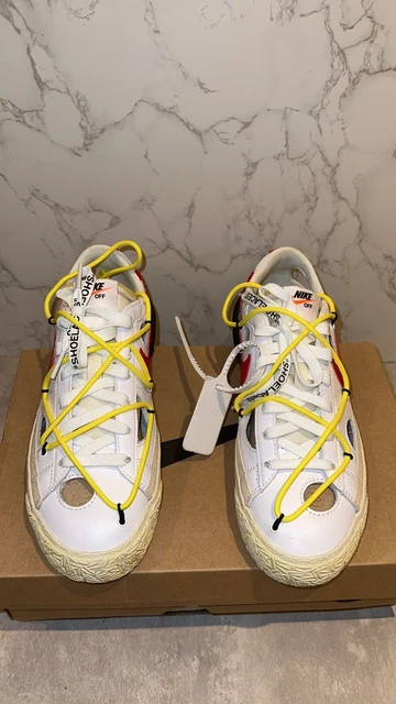 Off white nike blazer size 6 sale