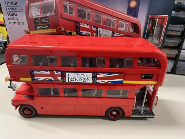 LEGO Creator Expert London Bus (10258). With Box, Bags & Instructions