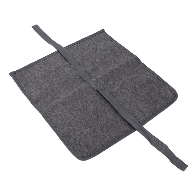 (grigio) Borsa all'uncinetto per mantenere le cose pulite e ordinate. Borsa portaoggetti per