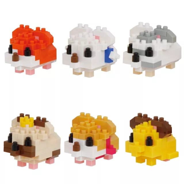 Nano Block Mininano Totoko Hamtaro 1BOX 6 pieces All 6 types