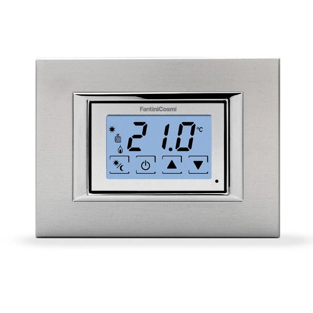 Fantini Cosmi CH141A Thermostat Programmable Hebdomadaire De Encastré Universel,