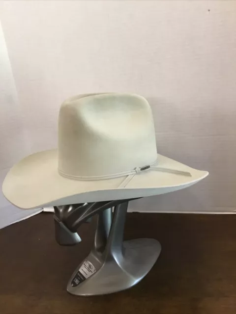 Resistol 4X Beaver Silver Self Conforming Western Cowboy Hat size 7-1/8 A4183