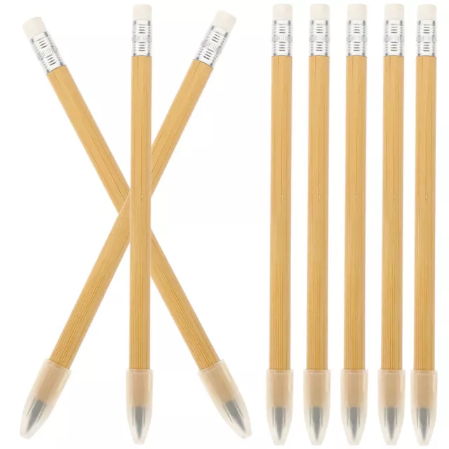 8 Pcs Crayon De Bois En Éternité Graphite Pour Esquisse Pas D'encre