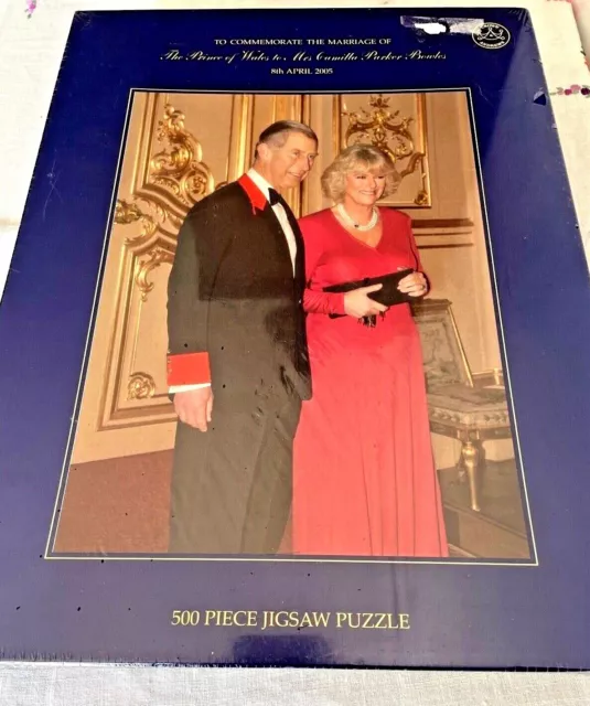 King Charles-Jigsaw Brand New- Prince Wales &  Camilla Parker Bowles 500 Piece