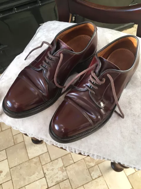 JOSEPH CHEANEY MENS Boys Shoes Uk Size 6F Oxford Bexley Burgundy
