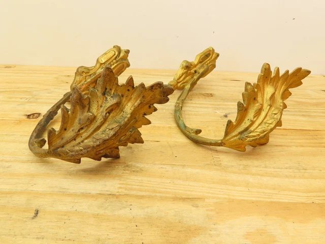 Vintage Leaf Coat,Tie Rack Brass Color 3